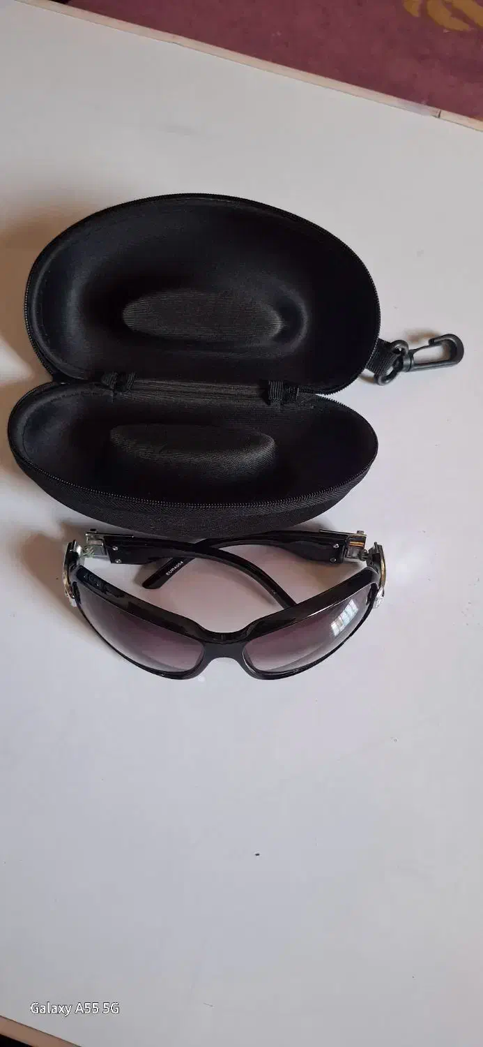 عینک آفتابی زنانه پواارهمراه باکیف|زیورآلات و اکسسوری|ساری, |دیوار