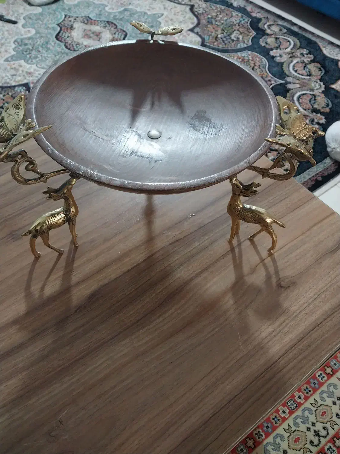 میوه خوری برنجی|ظروف سرو و پذیرایی|محمدیه-قزوین, |دیوار