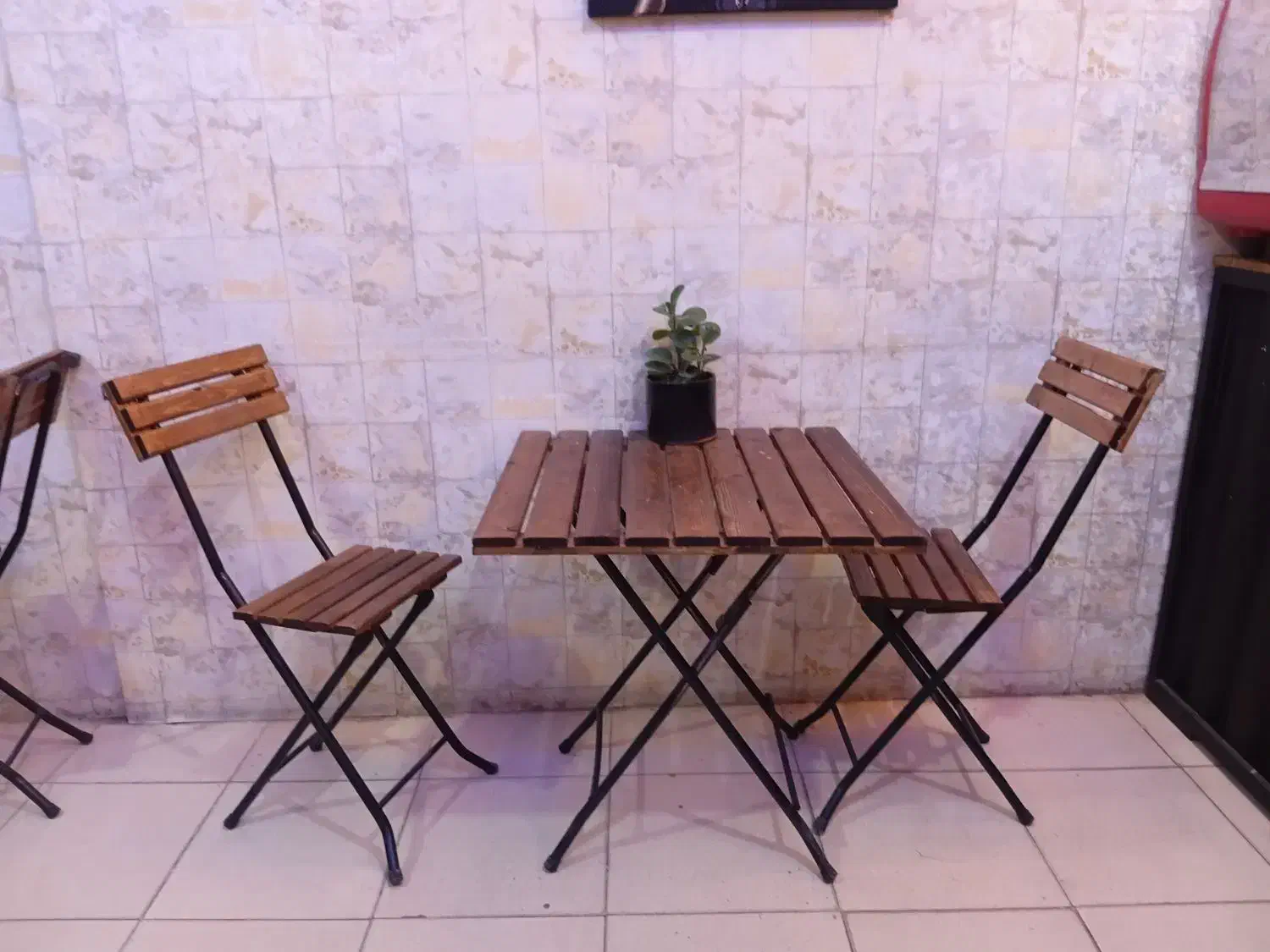 میز صندلی تاشو|میز و صندلی غذاخوری|مسجد سلیمان, |دیوار