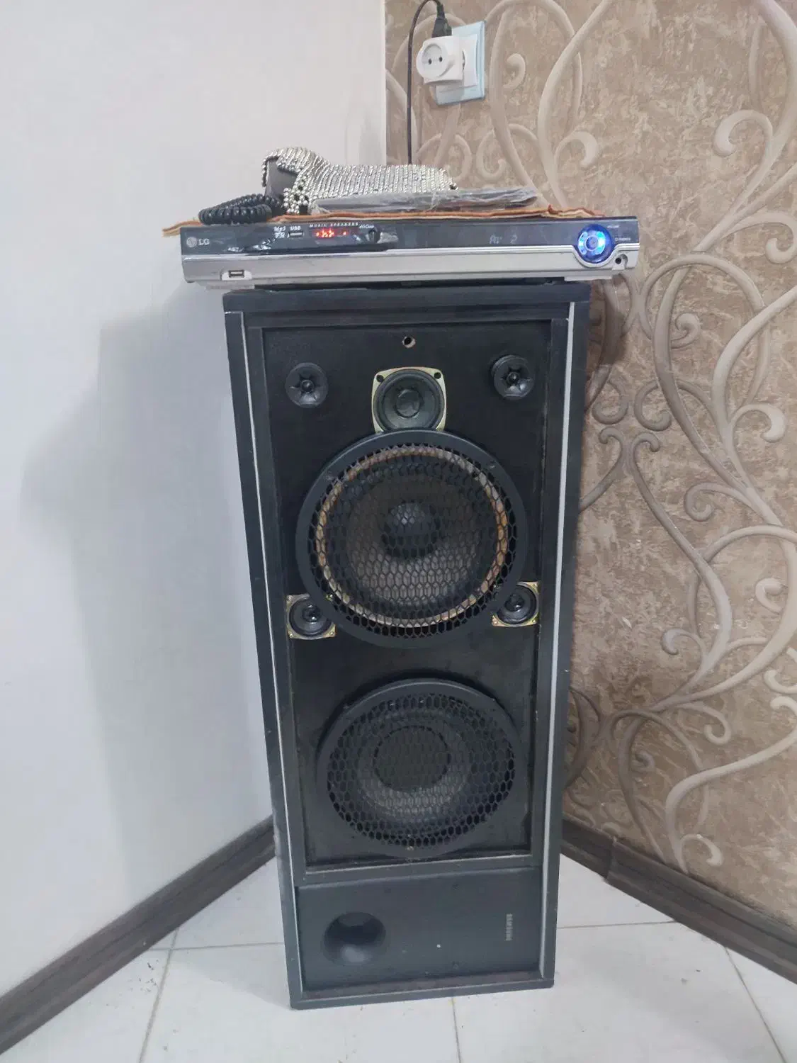 سیستم صوتی|سیستم صوتی خانگی|نیشابور, گمنام غربی|دیوار