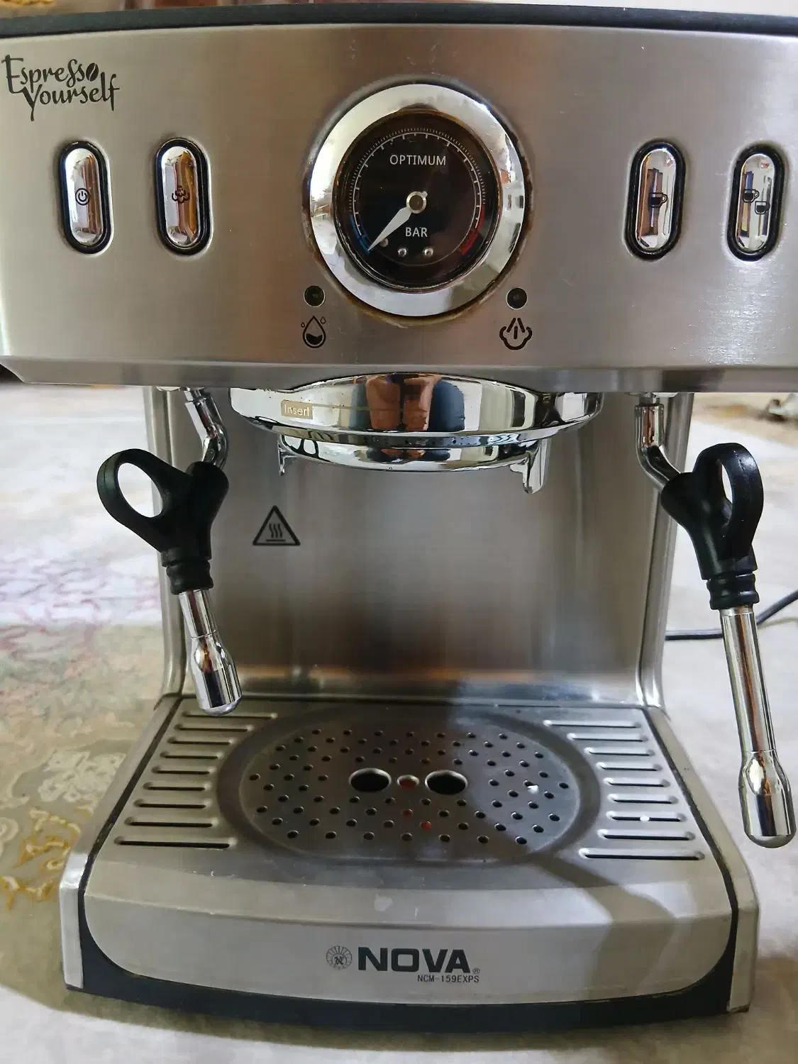 اسپرسو ساز نیمه صنعتی و آسیاب قهوه|سماور، چای‌ساز، قهوه‌ساز|دهلران, |دیوار