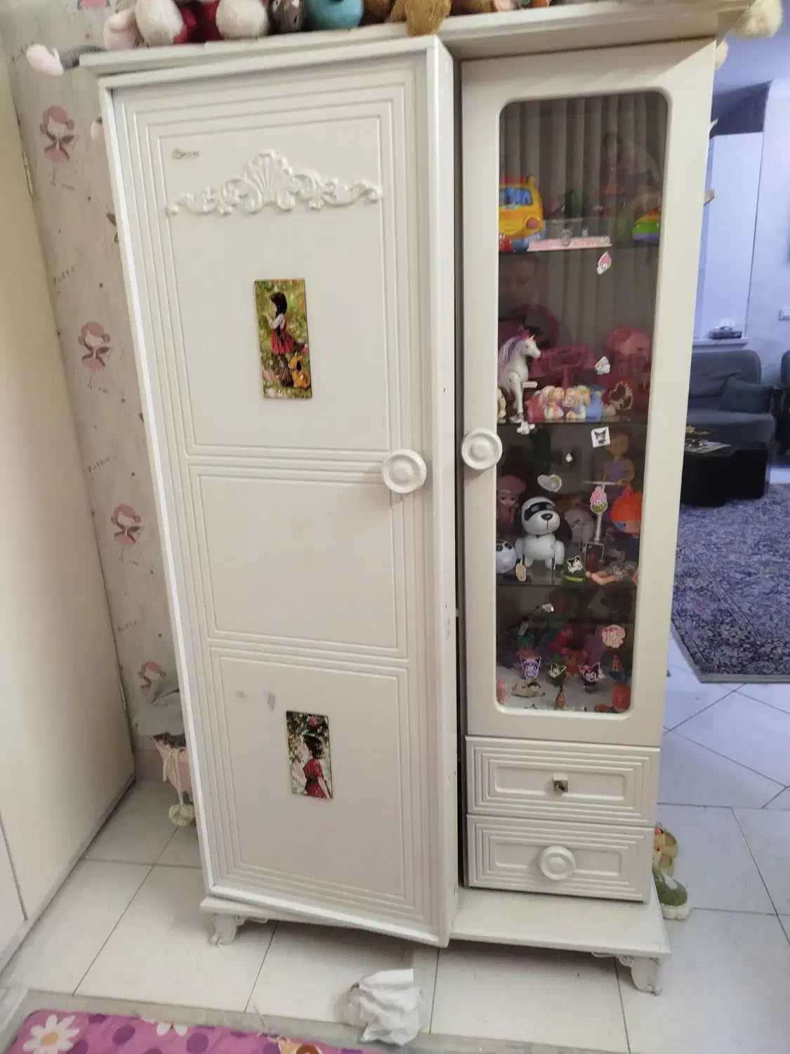 تخت کمد|تخت و سرویس خواب|شهر ری, ولی آباد|دیوار