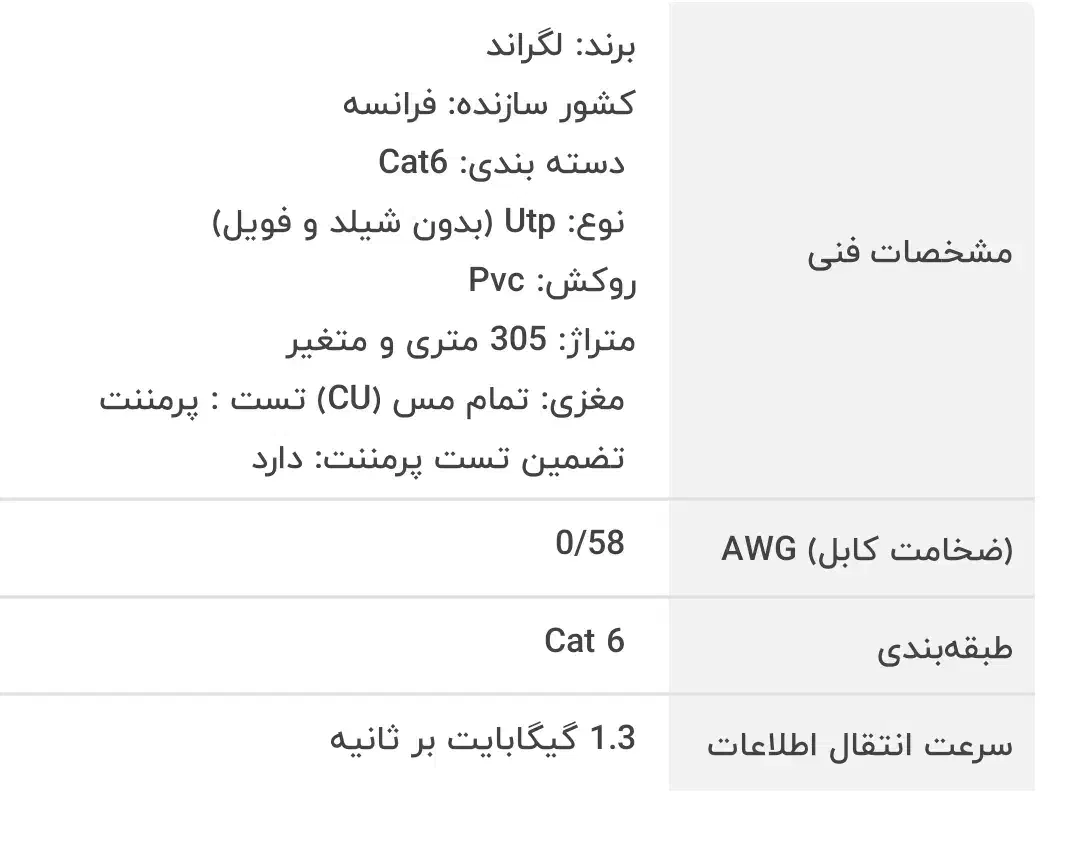 فروش فوری زیر قیمت دوحلقه کابل شبکه ۳۰۵ متری|مودم و تجهیزات شبکه|شیراز, ریشمک|دیوار