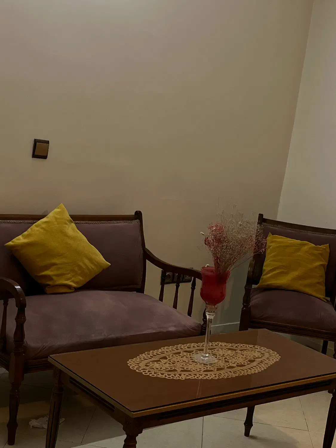 مبلمان استیل ۷ نفره چوب گردو|مبلمان خانگی و میز عسلی|تهران, فدک|دیوار