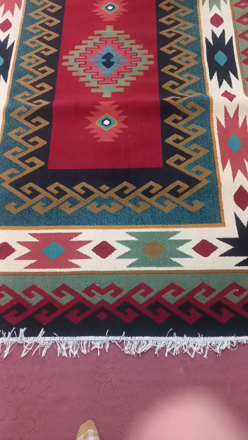 دوعددفرش ۶متری تازه شسته شده|فرش|خلخال, |دیوار