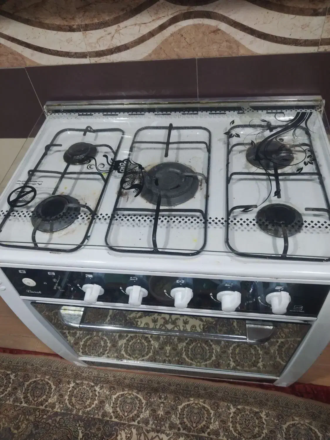 اجاق گاز پنج شعله|اجاق گاز و لوازم برقی پخت‌وپز|سقز, |دیوار