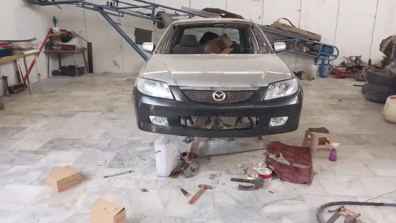 صافکاری بی رنگ نقاشی سرامیک فوری|خدمات موتور و ماشین|بم, |دیوار