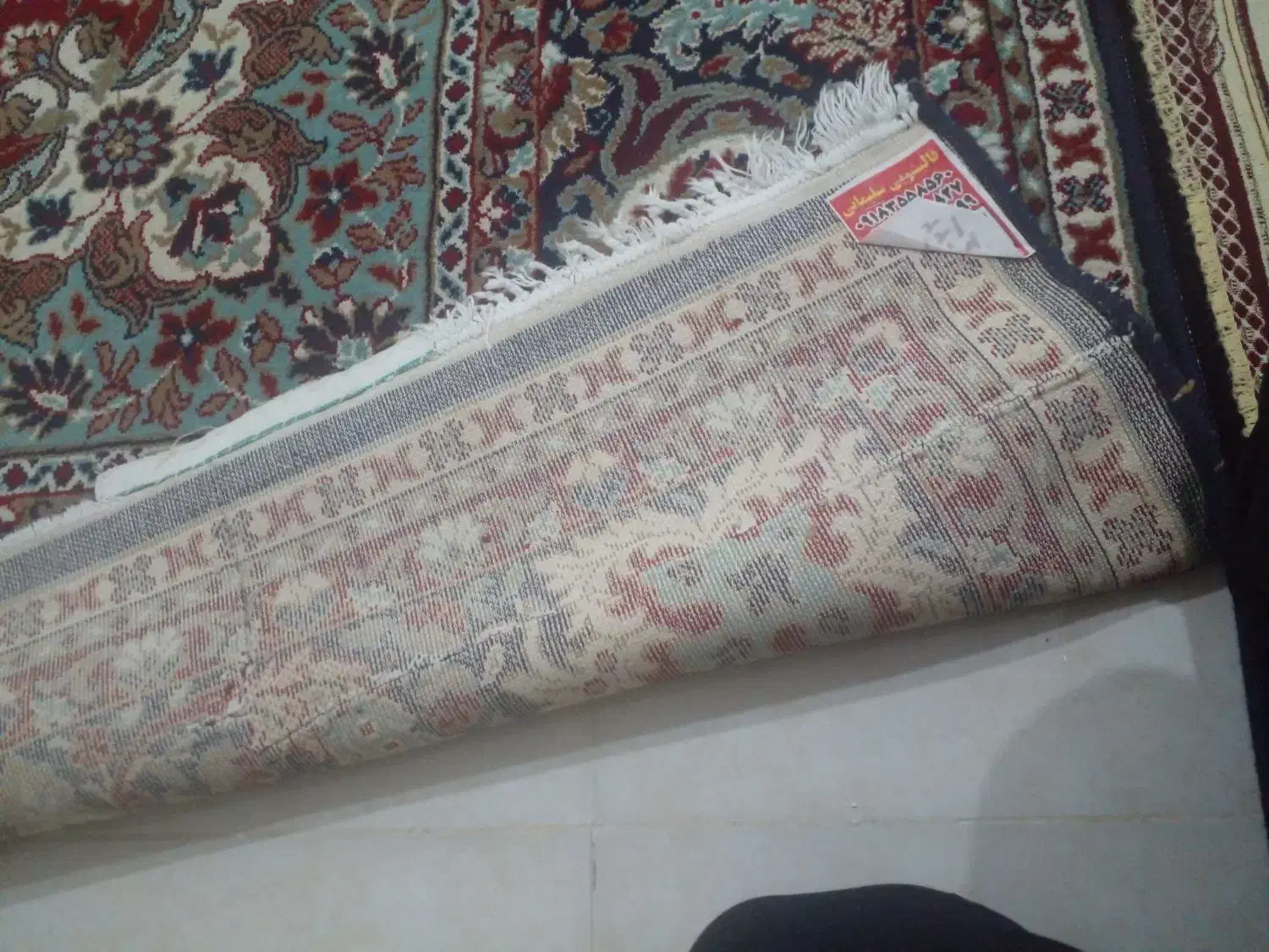 فرش کارکرده ۱۲متری|فرش|کرمانشاه, |دیوار