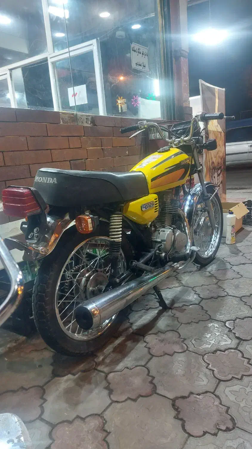 موتور هوندا ۱۲۵ تازه تعمیر مزایده|موتورسیکلت|سراب, |دیوار