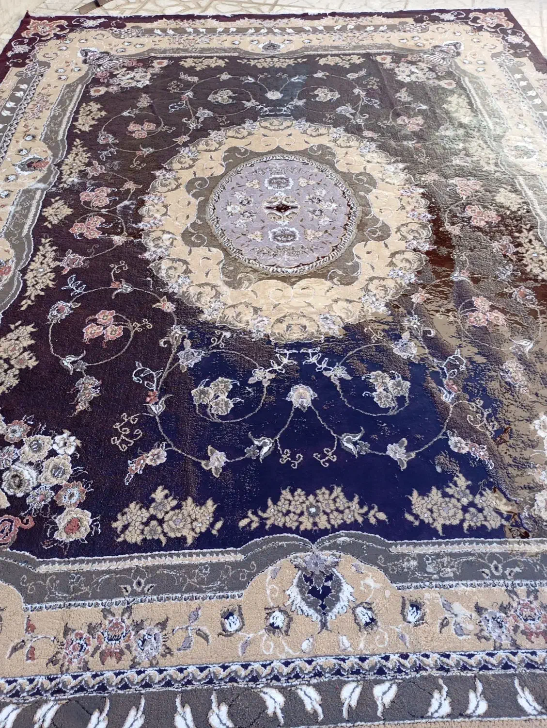 فرش ۱۲متری شسته شده|فرش|کرمانشاه, |دیوار