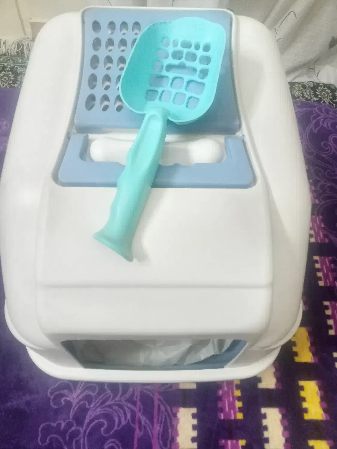 باکس خاک گربه درب دار همراه با بیلچه|لوازم جانبی حیوانات|تهران, صد دستگاه|دیوار