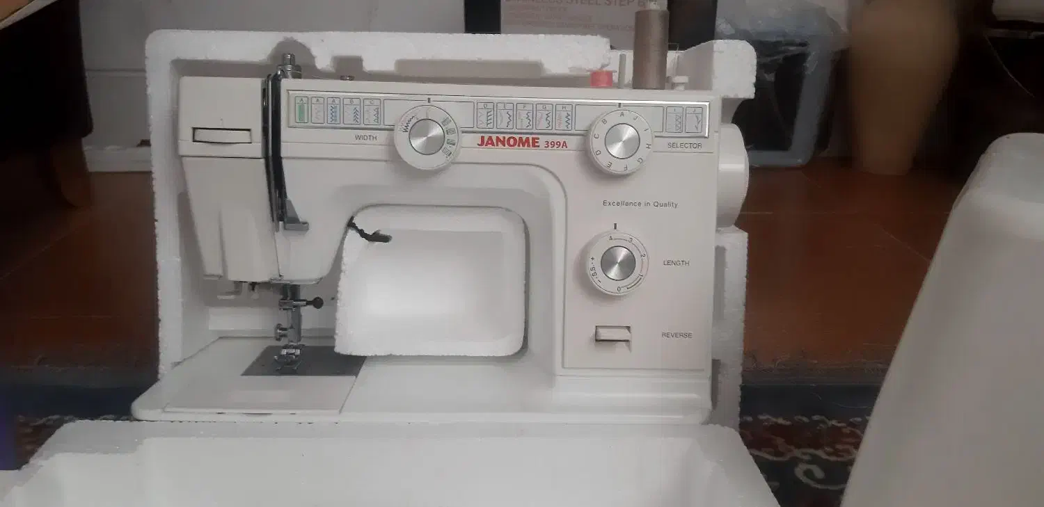 چرخ خیاطی ژانومه مدل۳۹۹A|چرخ خیاطی و ریسندگی|لنجان, |دیوار