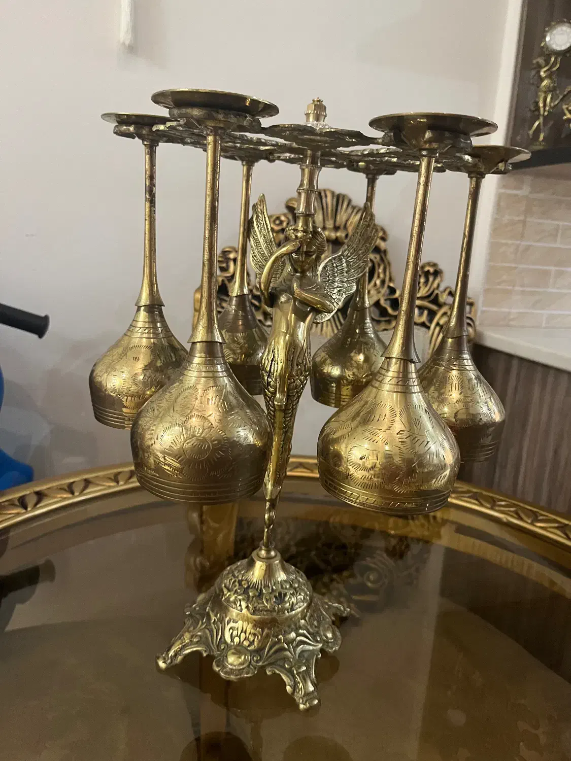 دکوری برنجی|ظروف سرو و پذیرایی|ری, فیروزآبادی|دیوار