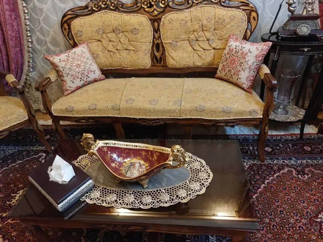 مبلمان سلطنتی ۹ نفره|مبلمان خانگی و میز عسلی|اردبیل, |دیوار