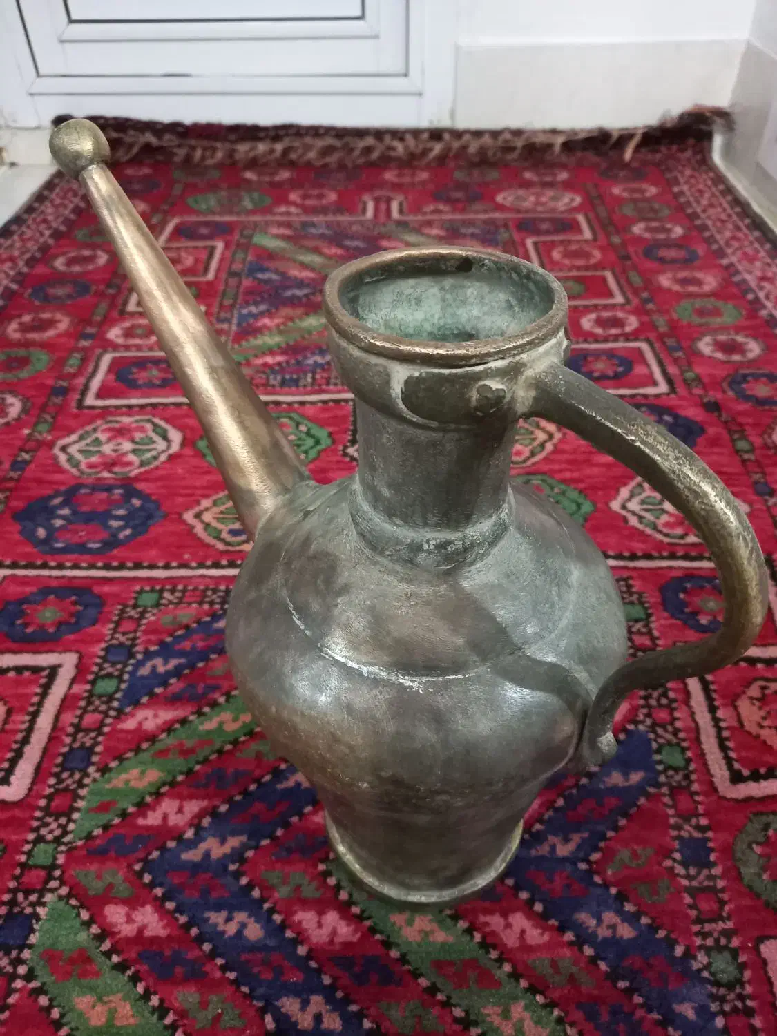 آفتابه مسی سالم وقدیمی|کلکسیون اشیاء عتیقه|بجنورد, |دیوار