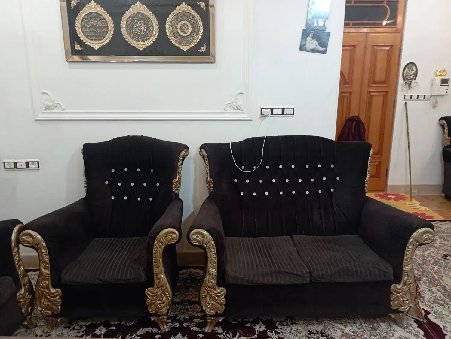 مبل راحتی ۷نفره|مبلمان خانگی و میز عسلی|فومن, |دیوار