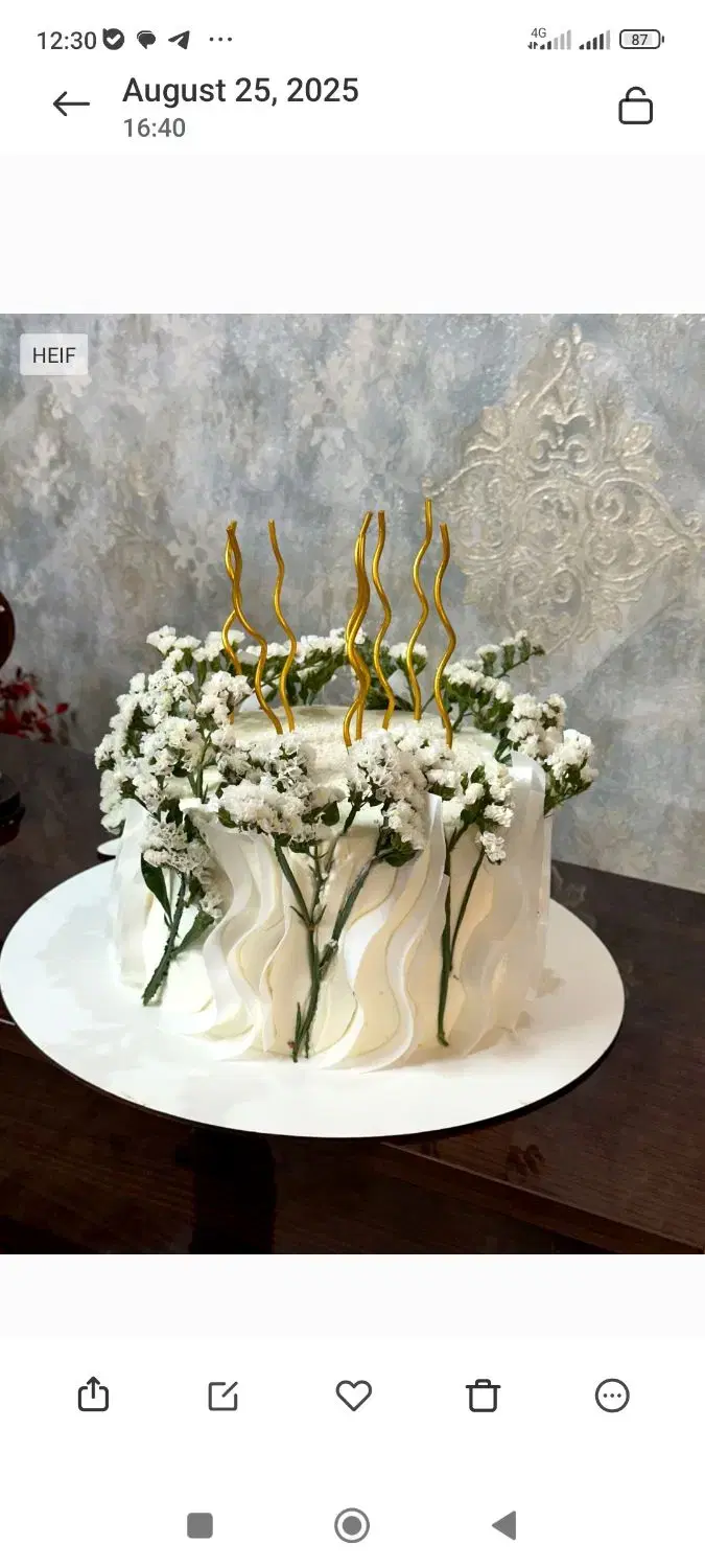 کیک تولد|خوردنی و آشامیدنی|تهران, تهرانپارس جنوبی|دیوار