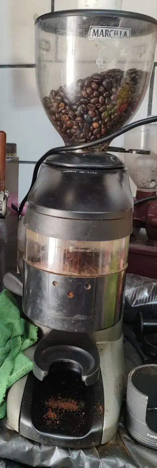 دستگاه اسپرسو ساز نیمه صنعتی درحدنو وآسیاب|سماور، چای‌ساز، قهوه‌ساز|کازرون, |دیوار