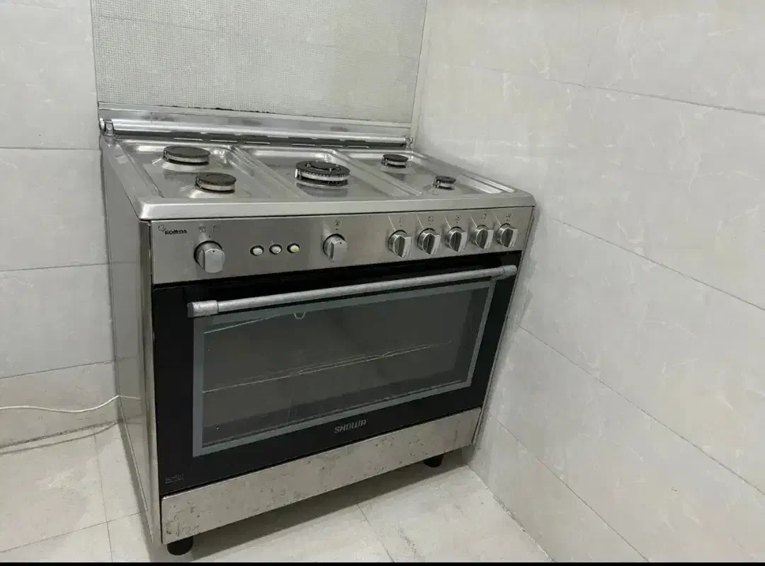 فرگاز استیل اسنوا 5 شعله|اجاق گاز و لوازم برقی پختوپز|قم, شاه سید علی|دیوار