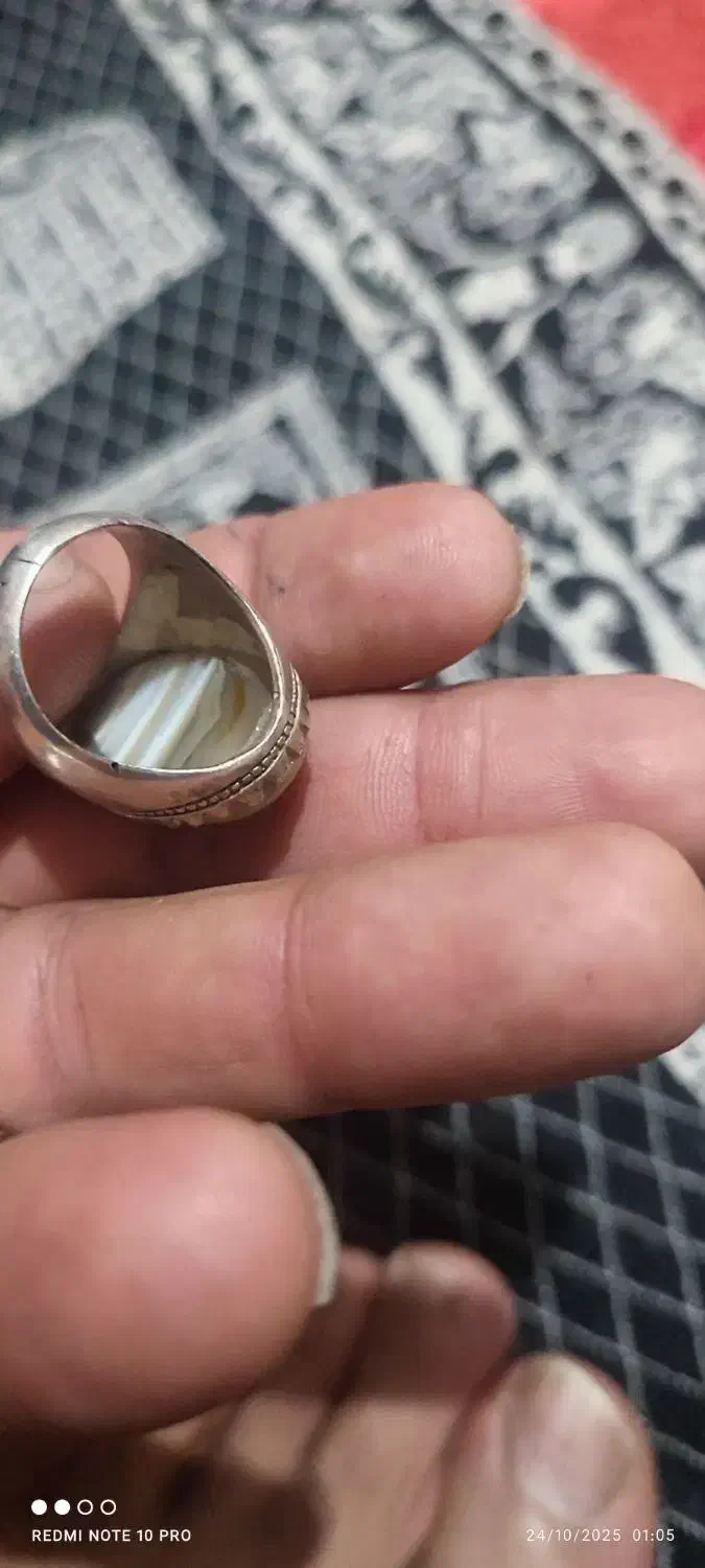 انگشتر عقیق سلیمانی اصل|جواهرات|اهواز, حصیرآباد|دیوار