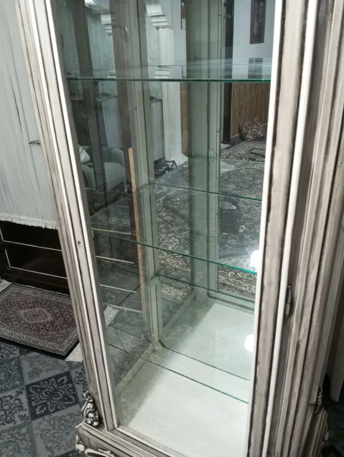 بوفه آینه دار وچراغ دار|بوفه، ویترین، کنسول|نوشهر, |دیوار