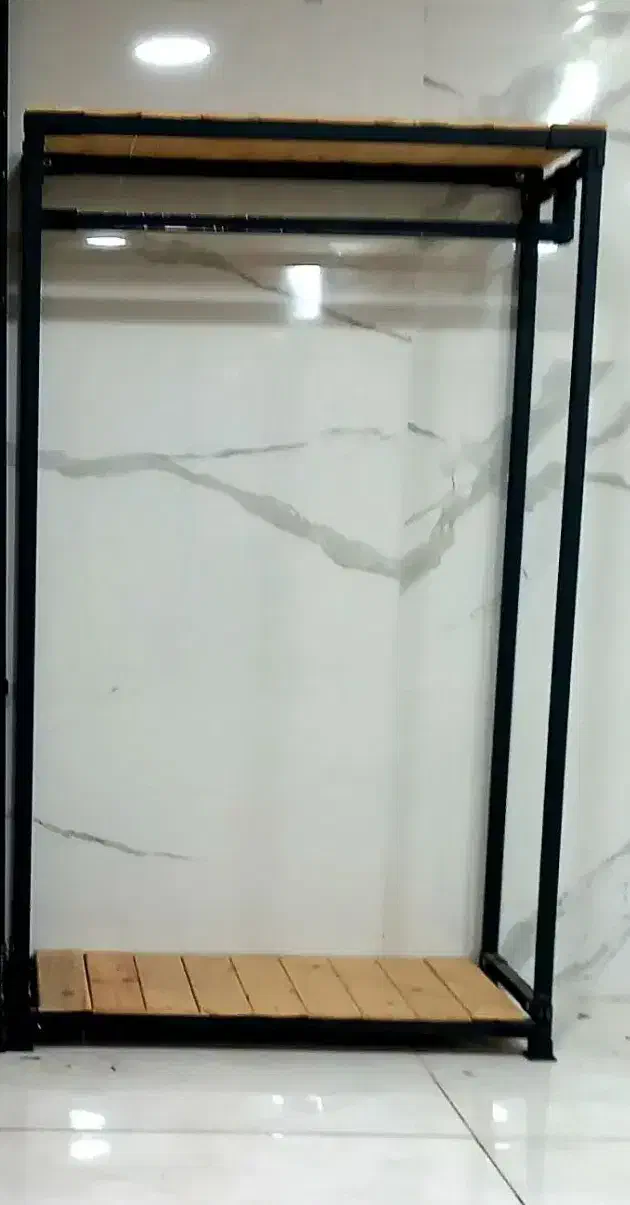 فروش عمده و تکی رگال لباس ،فلزی با قفسه چوبی|فروشگاه و مغازه|مشگین شهر, |دیوار