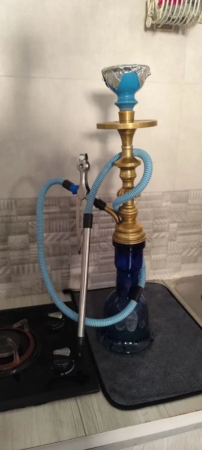 قلیان تنه برنجی کامل|کلکسیون و سرگرمی|شهریار, شهرک عباس پور|دیوار