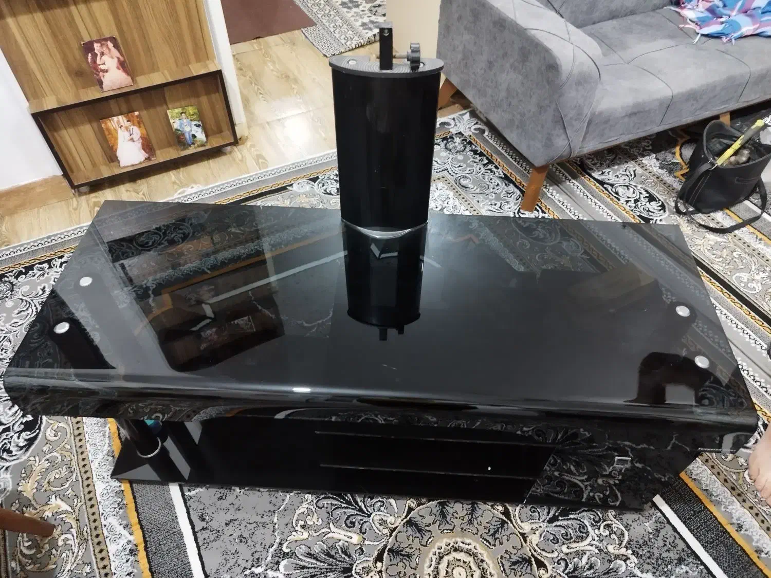 بوفه چوبی نوومیز تلوزیون|بوفه، ویترین، کنسول|رشت, لاکان|دیوار