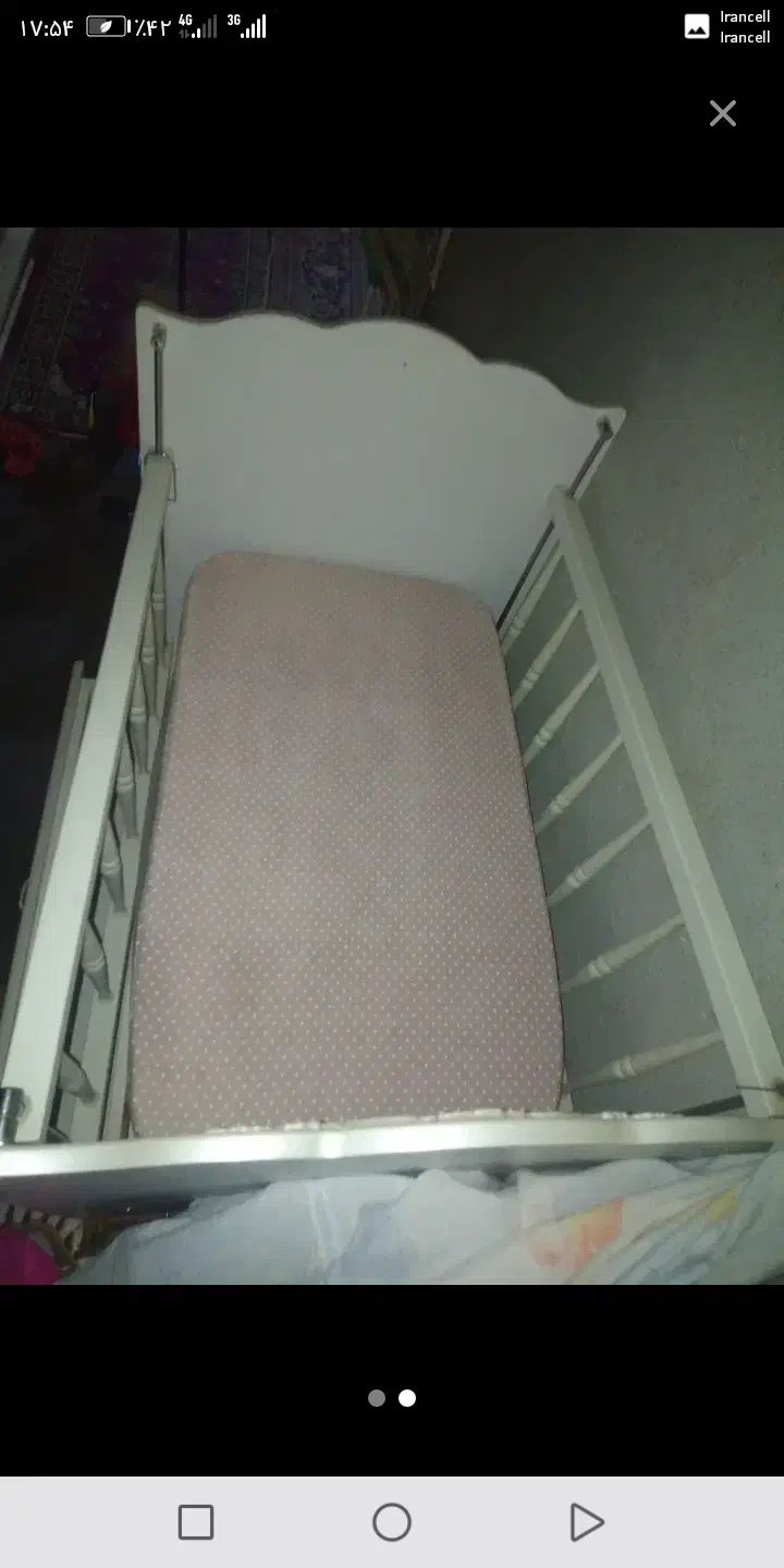 تختخواب گهواره ای کودک|تخت و صندلی بچه|کرمان, |دیوار