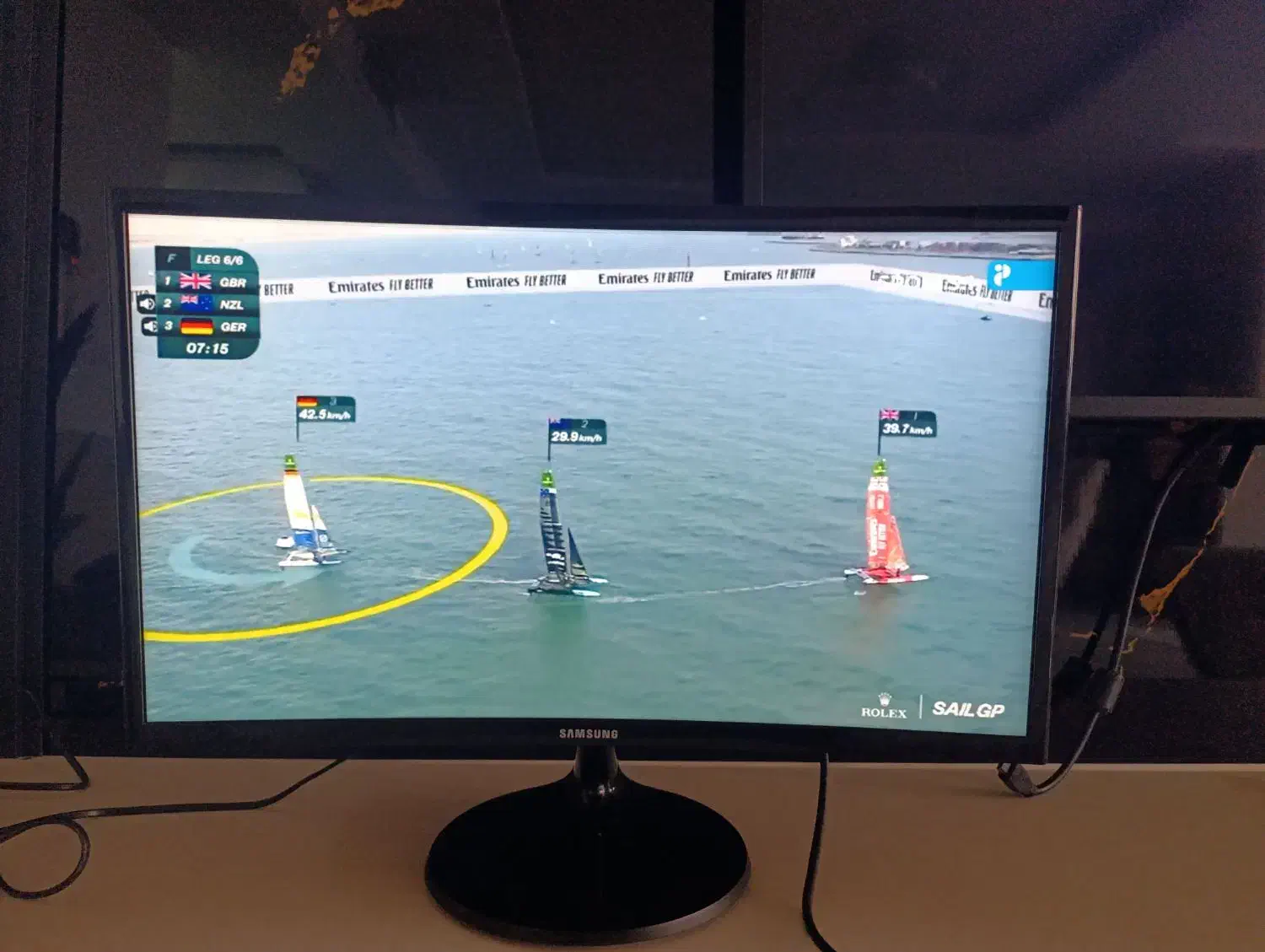 مانیتور 24 اینچ خمیده سامسونگ|قطعات و لوازم جانبی رایانه|سنندج, |دیوار