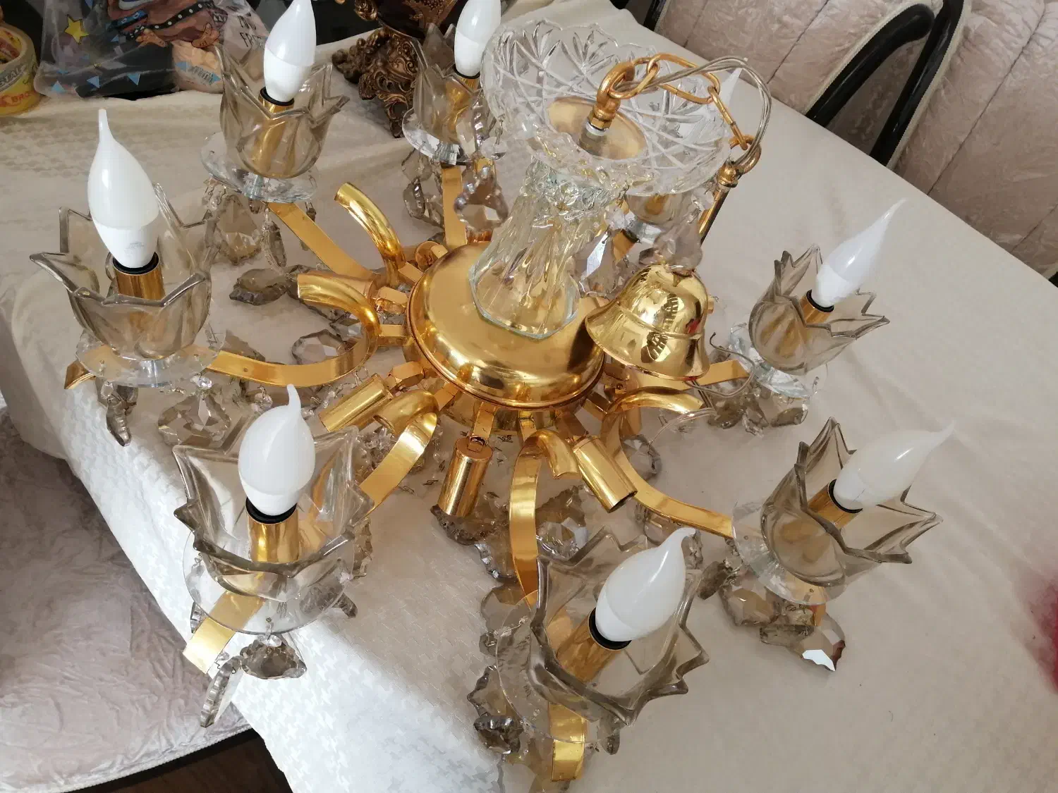 لوستر|لوستر و چراغ آویز|اردبیل, |دیوار