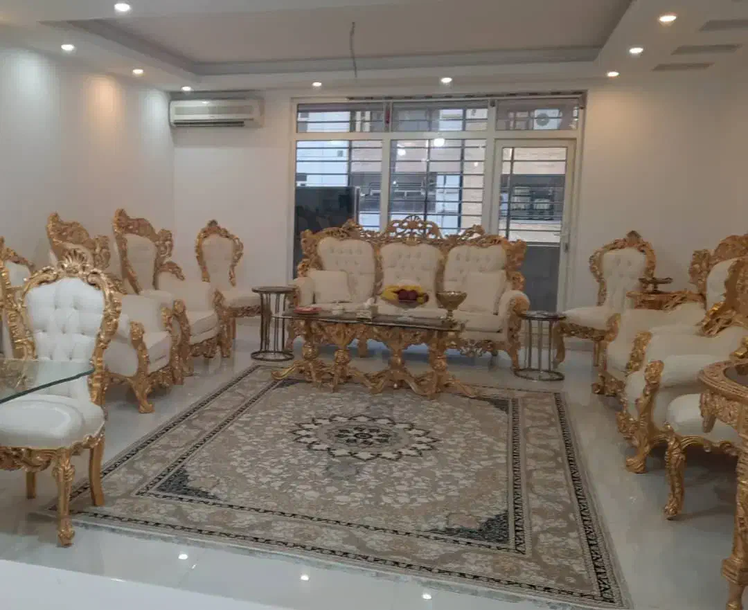 سرویس مبلمان و میز ناهارخوری و میز سلف فاخر سلطنتی|مبلمان خانگی و میز عسلی|اهواز, زیتون کارمندی|دیوار