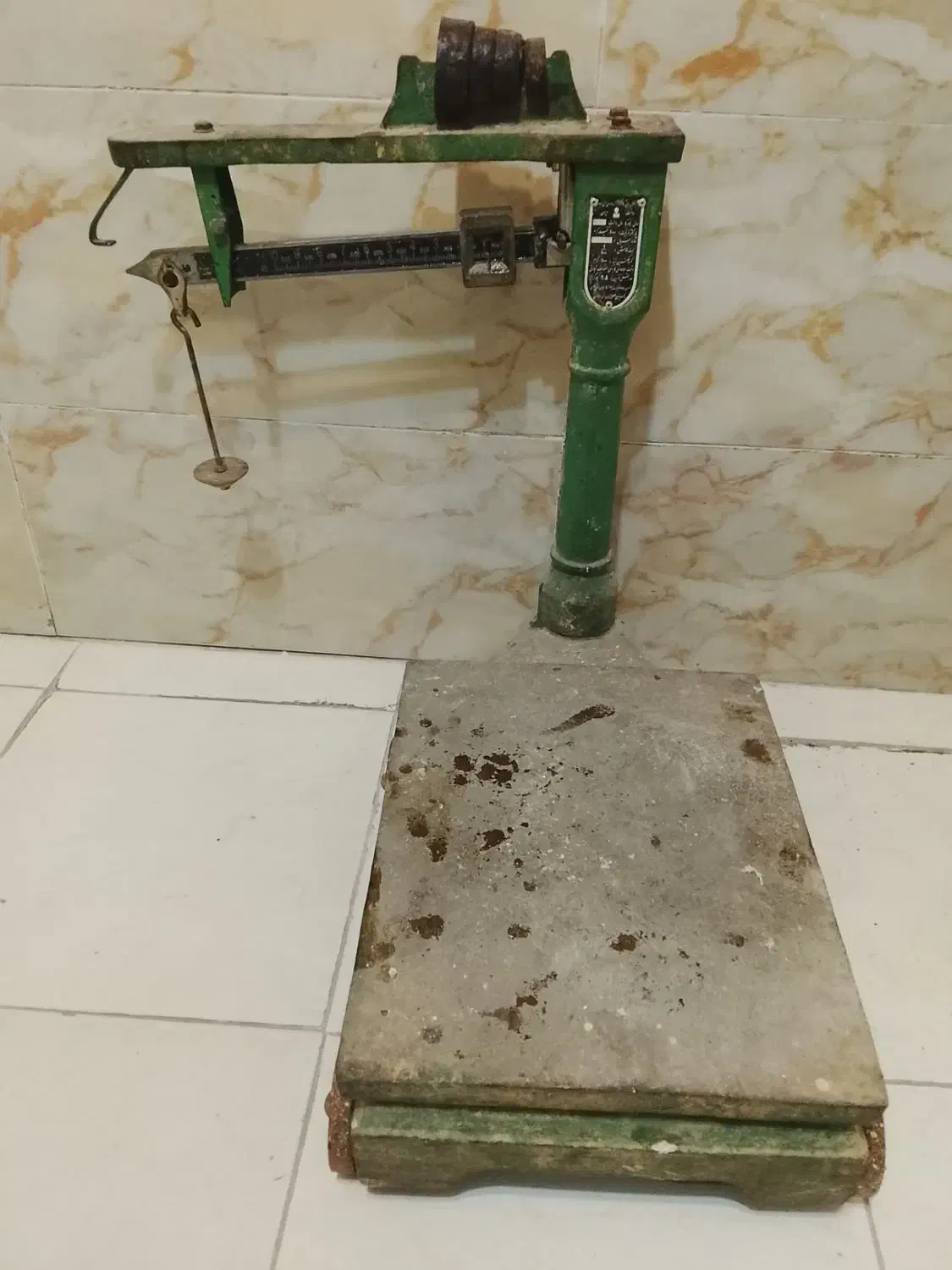 باسکول قاپان 100 کیلوگرمی حداد|ابزارآلات|تبریز, |دیوار