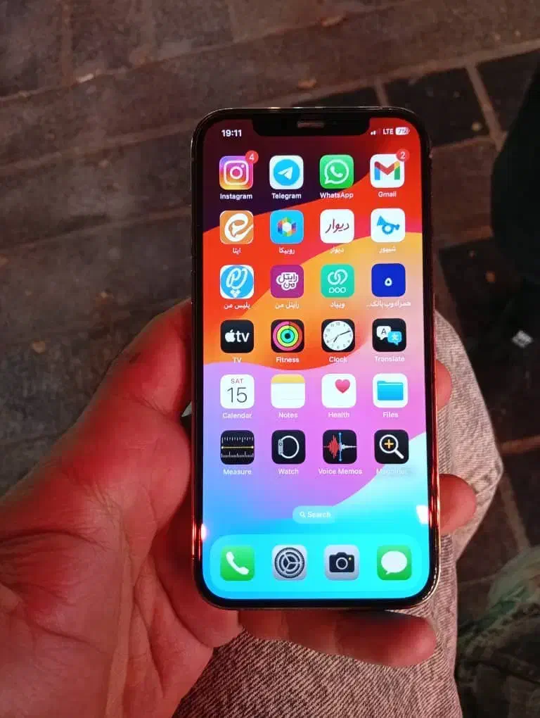 آیفون 12pro سالم بدون خط خش|موبایل|ری, شهید بهشتی|دیوار