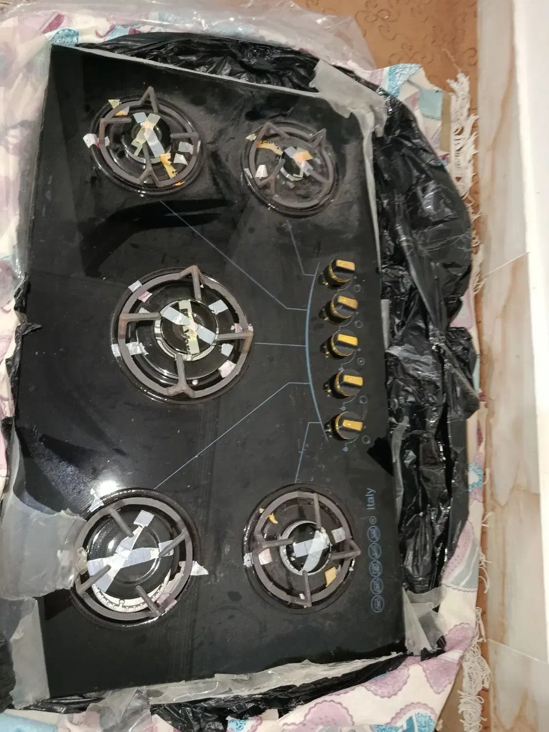 چراغ گاز صفحه ای پنج شعله|اجاق گاز و لوازم برقی پخت‌وپز|مهر, |دیوار