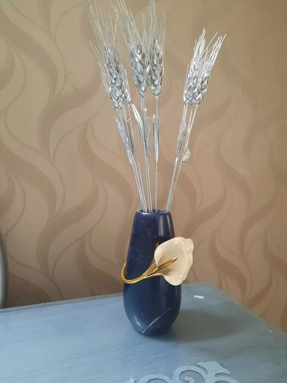 گلدان سنگی رومیزی|گل مصنوعی|مشهد, سجاد شهر|دیوار