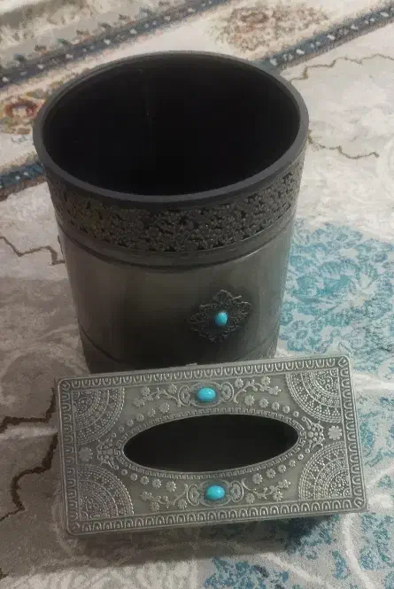 سطل وجا دستمالی|صنایع دستی و سایر لوازم تزئینی|پاکدشت, پاکدشت (مامازند)|دیوار