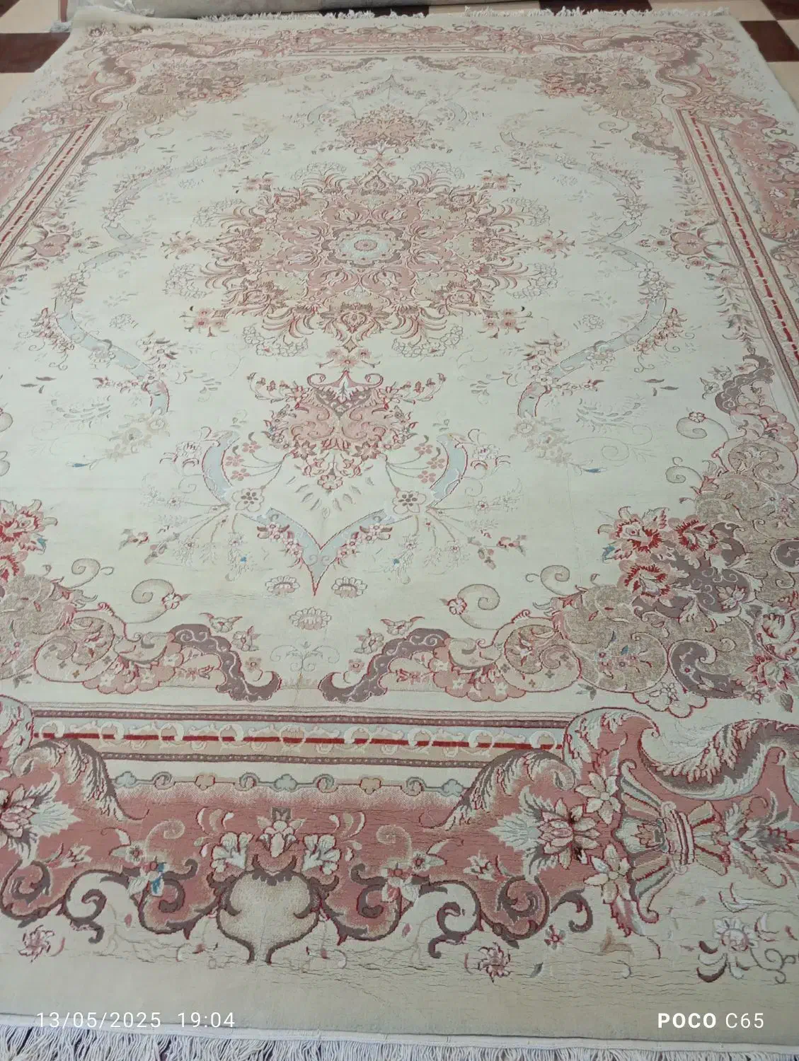 دو تخته فرش 9متری 700شانه تمام نخ|فرش|خرمآباد, |دیوار