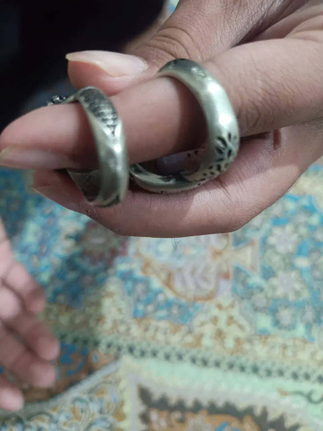 انگشتر نقره اصل|جواهرات|لالجین, |دیوار