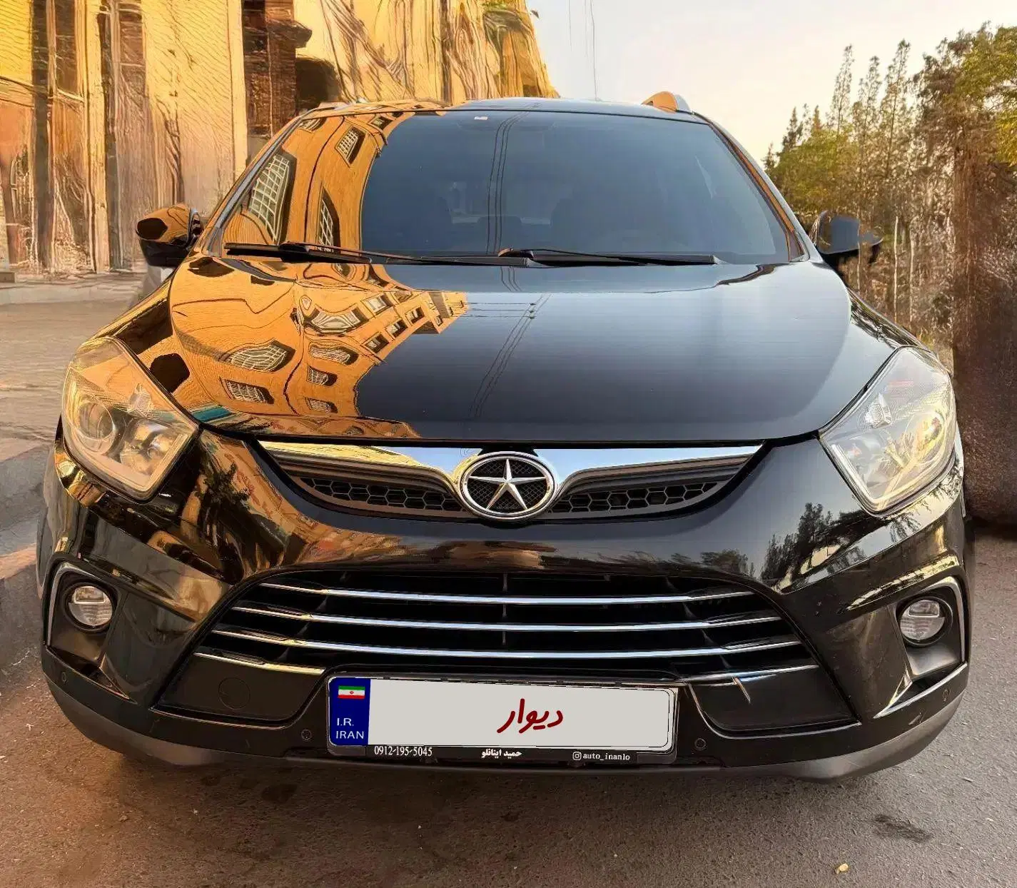جک s5|خودرو سواری و وانت|اندیشه, اندیشه فاز ۱|دیوار
