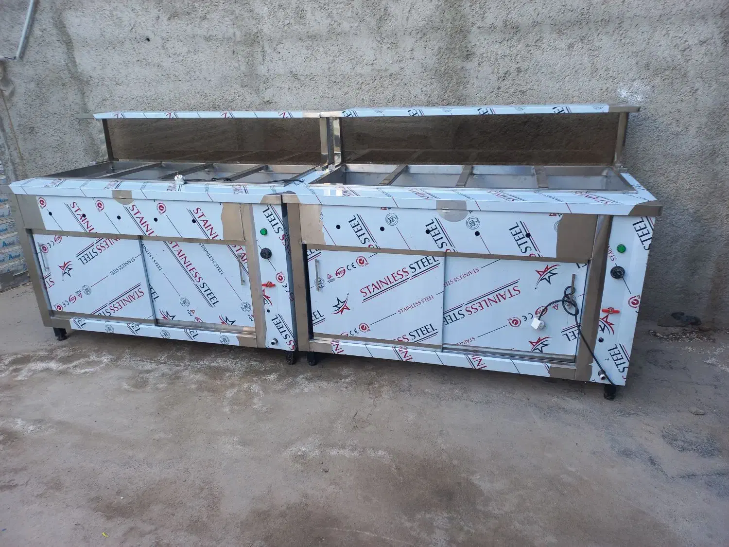 کانتر گرم صنعتی استیل|کافی‌شاپ و رستوران|رباط‌کریم, شهرک صنعتی سبلان|دیوار