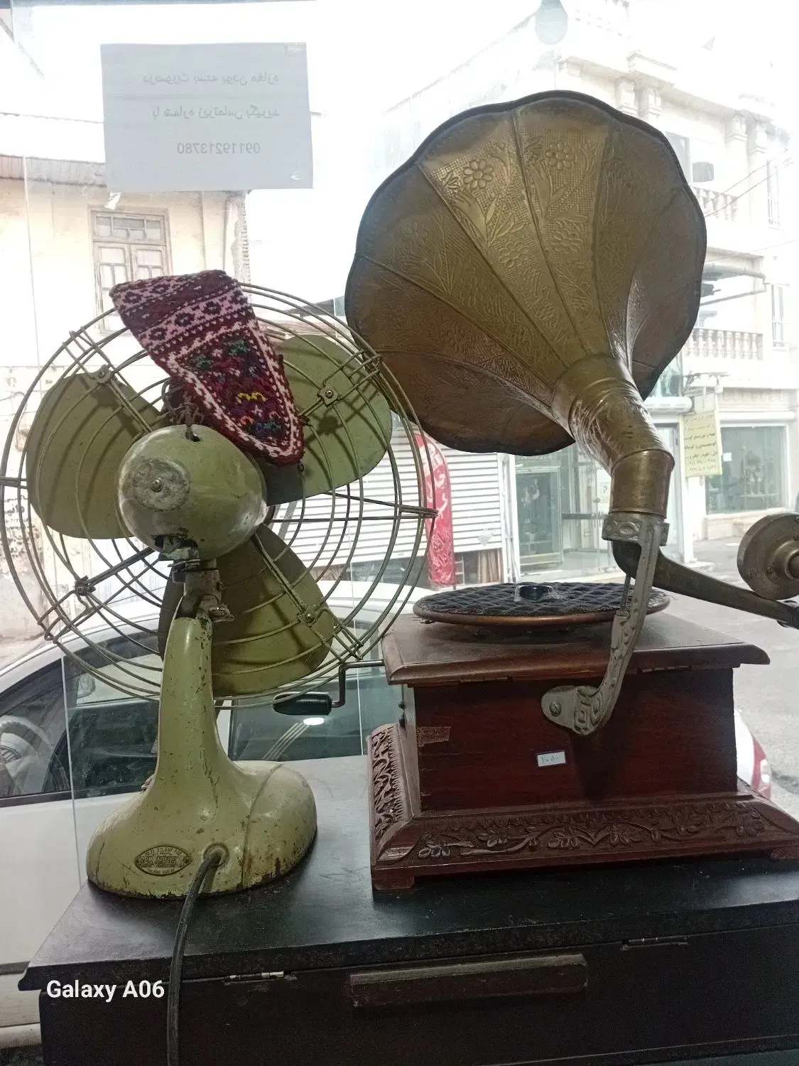 پنکه رومیزی قدیمی ژاپن|پنکه و تصفیه‌کنندهٔ هوا|آمل, |دیوار