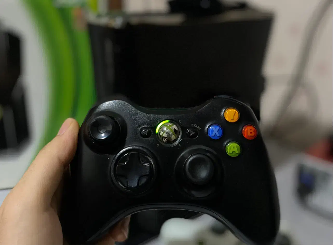 XBOX360 SLIM دو دسته 320گیگ|کنسول، بازی ویدئویی و آنلاین|کرج, شهرک بنفشه|دیوار
