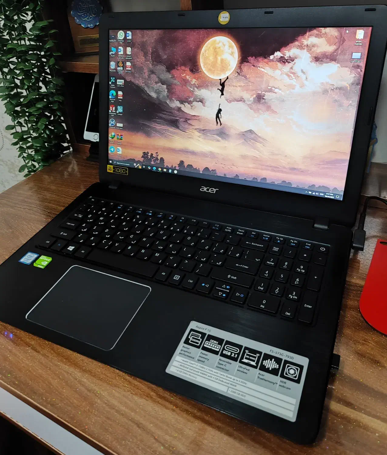 لپتاپ ایسر i7 7500u|رایانه همراه|تهران, تهرانپارس شرقی|دیوار