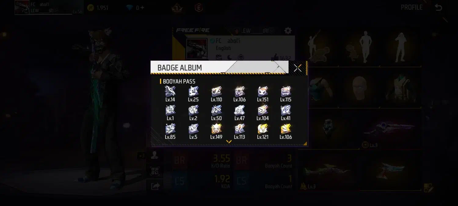 اک فری فایر فقط طاق با کلش|کنسول، بازی ویدئویی و آنلاین|صدرا-فارس, فاز ۱|دیوار