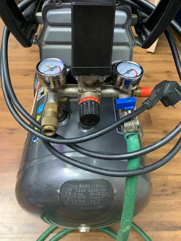 پمپ باد اورجینال ۵۰ لیتری برند آلمانی Einhell|ماشینآلات صنعتی|کرج, عظیمیه|دیوار