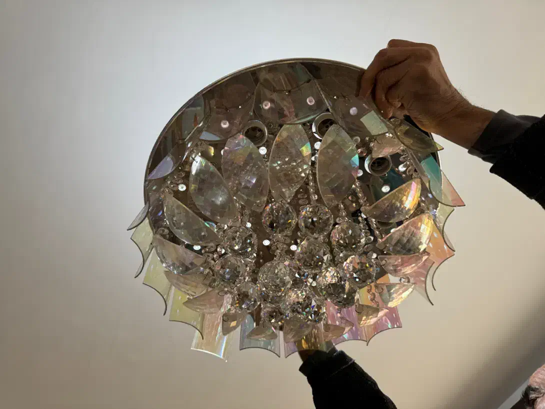 لوستر کریستال|لوستر و چراغ آویز|اصفهان, برازنده|دیوار