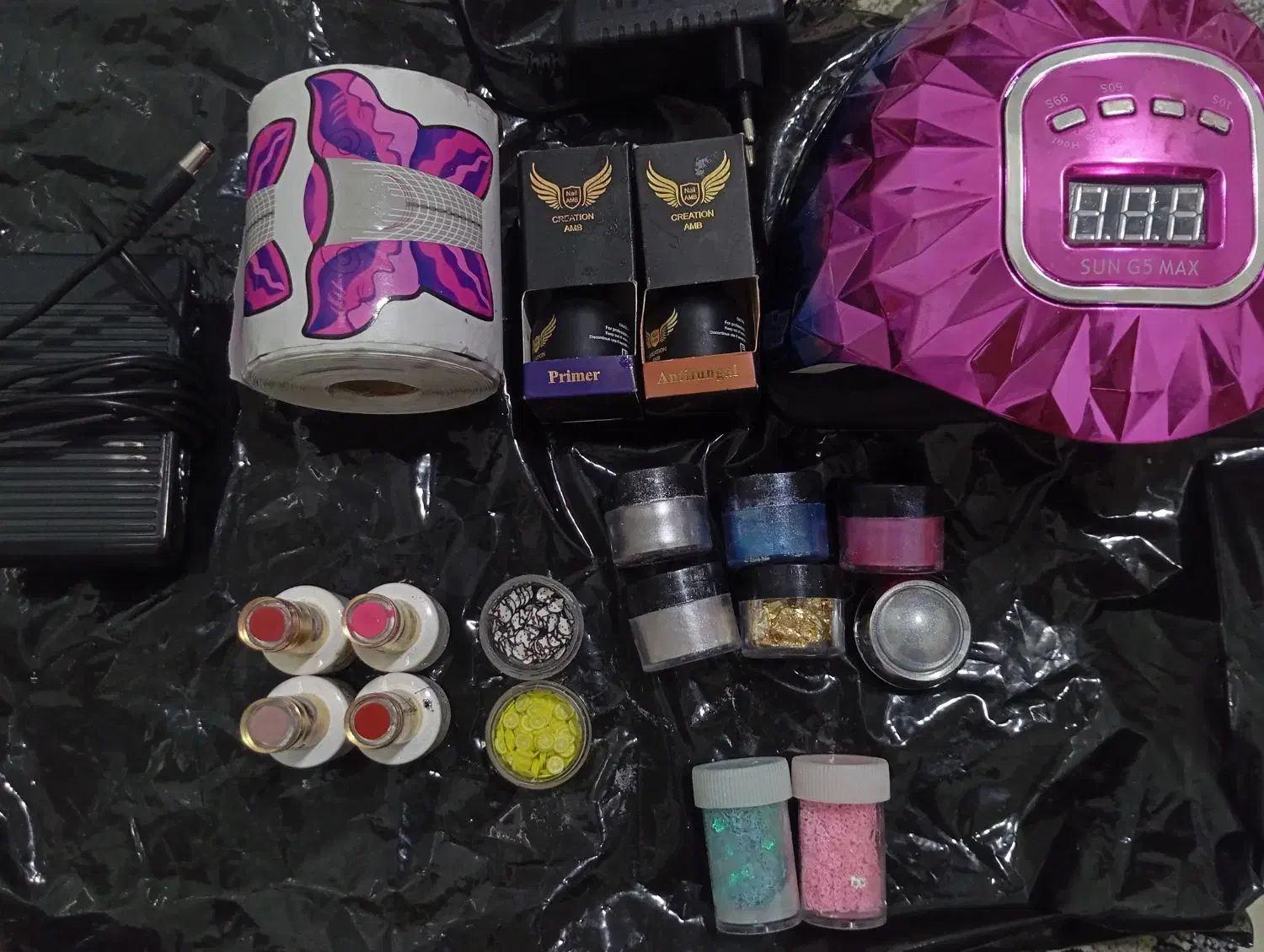 پک کاشت ناخن در حد نو و درحد استفاده شخصی|آرایشی، بهداشتی، درمانی|سقز, |دیوار