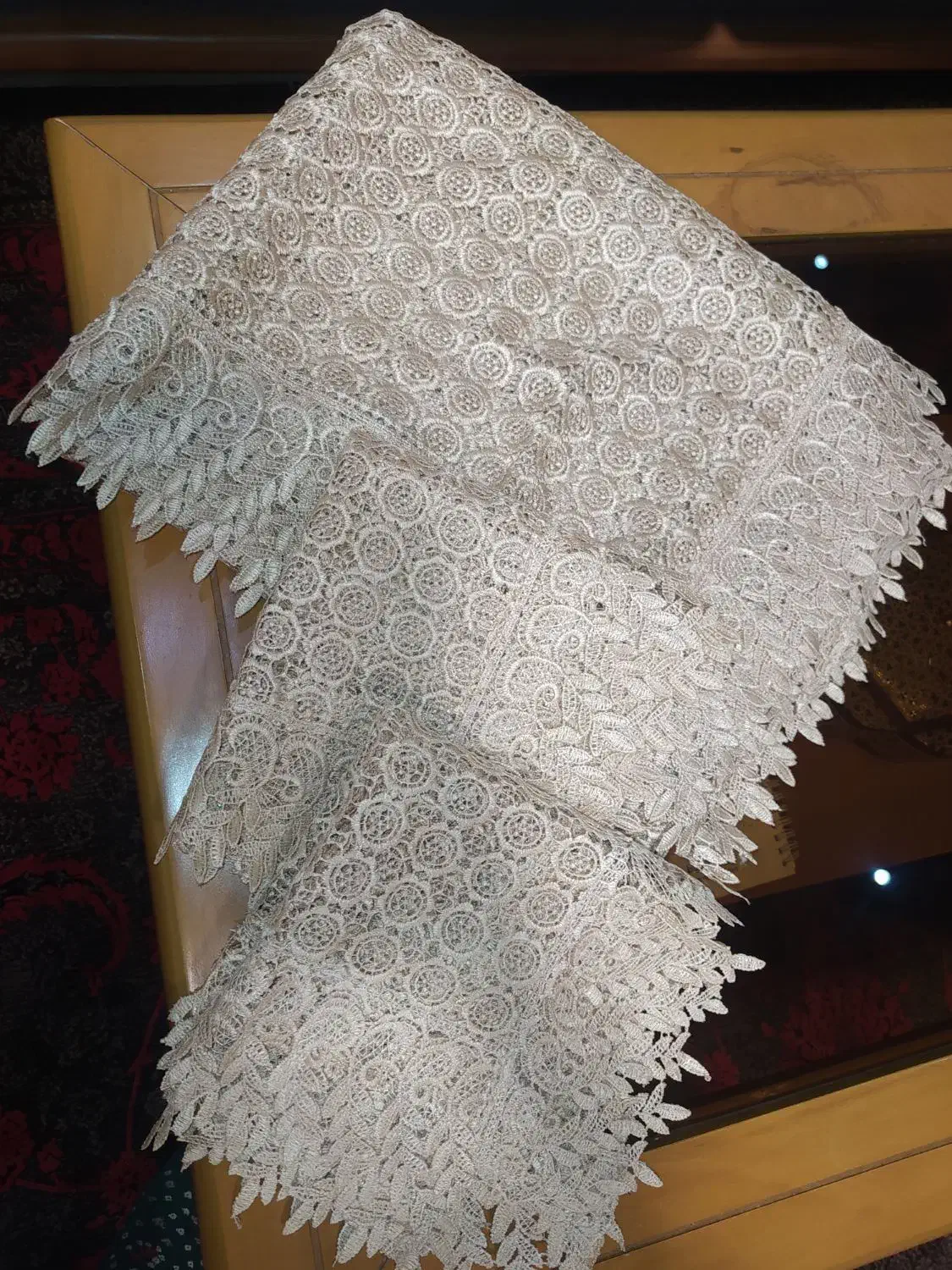 ست رومیزی ۴ تکه|پرده، رانر، رومیزی|تهران, زرکش|دیوار