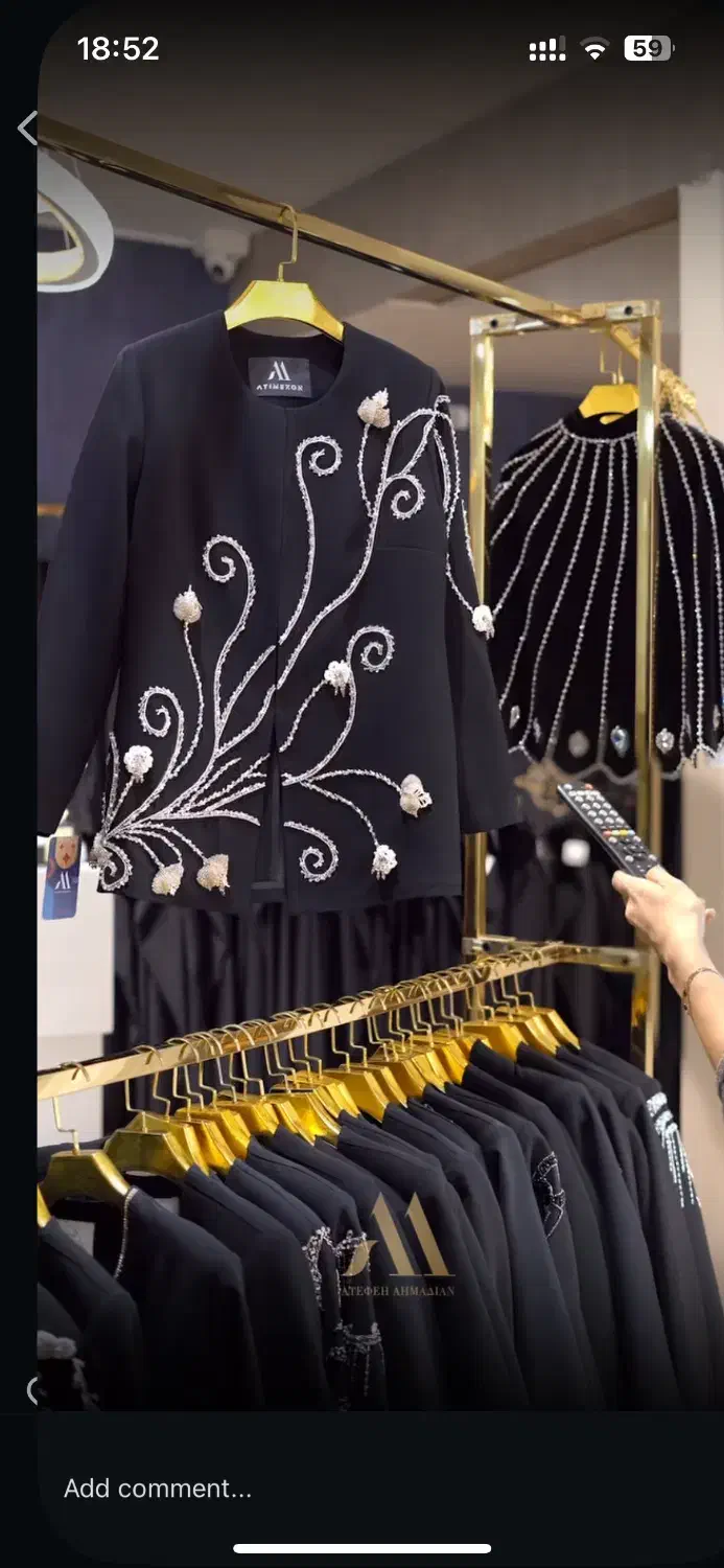 جواهر دوزی روی انواع لباس|لباس|قم, باجک یک|دیوار